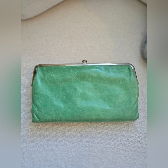 HOBO International, Lauren Clutch Wallet, Light Clover Green - Picture 1 of 8